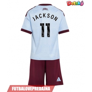 Lacne Dětský Futbalové dres Aston Villa Nicolas Jackson #11 2026-27 Krátky Rukáv - Tretina (+ trenírky)